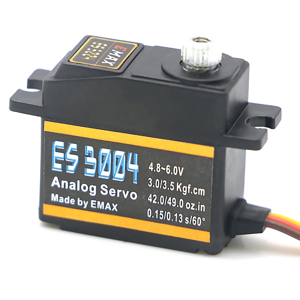 EMAX ES3004 20g 3.5kg 0.13sec 23T Metal Gear Analog Servo For RC Airplane
