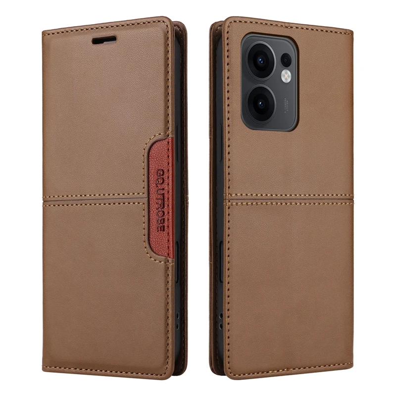 Flip Leather Wallet Phone Case with Card Holder and Magnetic Closure