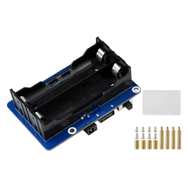 Waveshare 5V Uninterruptible Power Supply UPS Module HAT Kit For RPI Raspberry Pi 3 3B Plus 4 Model B 4B EU Plug