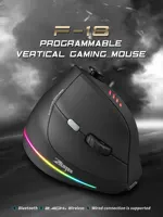 Jomaa RGB Backlit Wireless Vertical Mouse Control for Gamer 24000DPI Adjustable Programmable Buttons Gaming Mouse Wired - Image 2