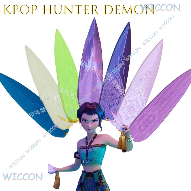 Dagues Cosplay Zoeys Weapons Phosphorescentes - Imprimées 3D En ABS, Environ 17,7 Cm, Pour Déguisement - 5