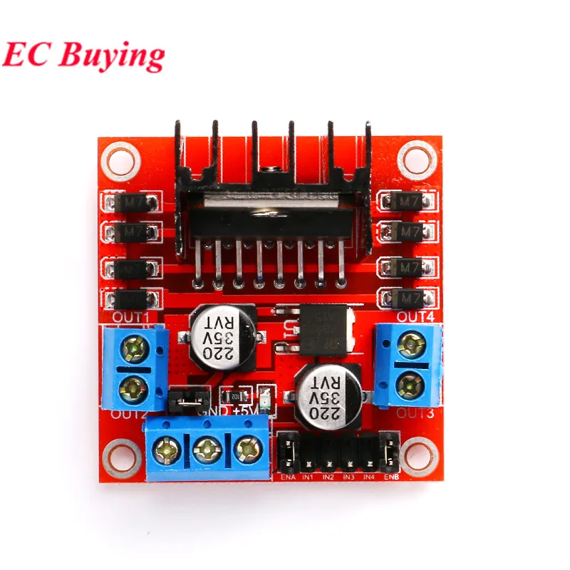 デュアルDCモータードライバーモジュールボード HブリッジDC 3-36V 10Aピーク30A速度制御 モータードライバー デュアルHブリッジステッピングモーター用の順方向および逆方向PWM速度制御を備えた5PCS DCモータードライバ