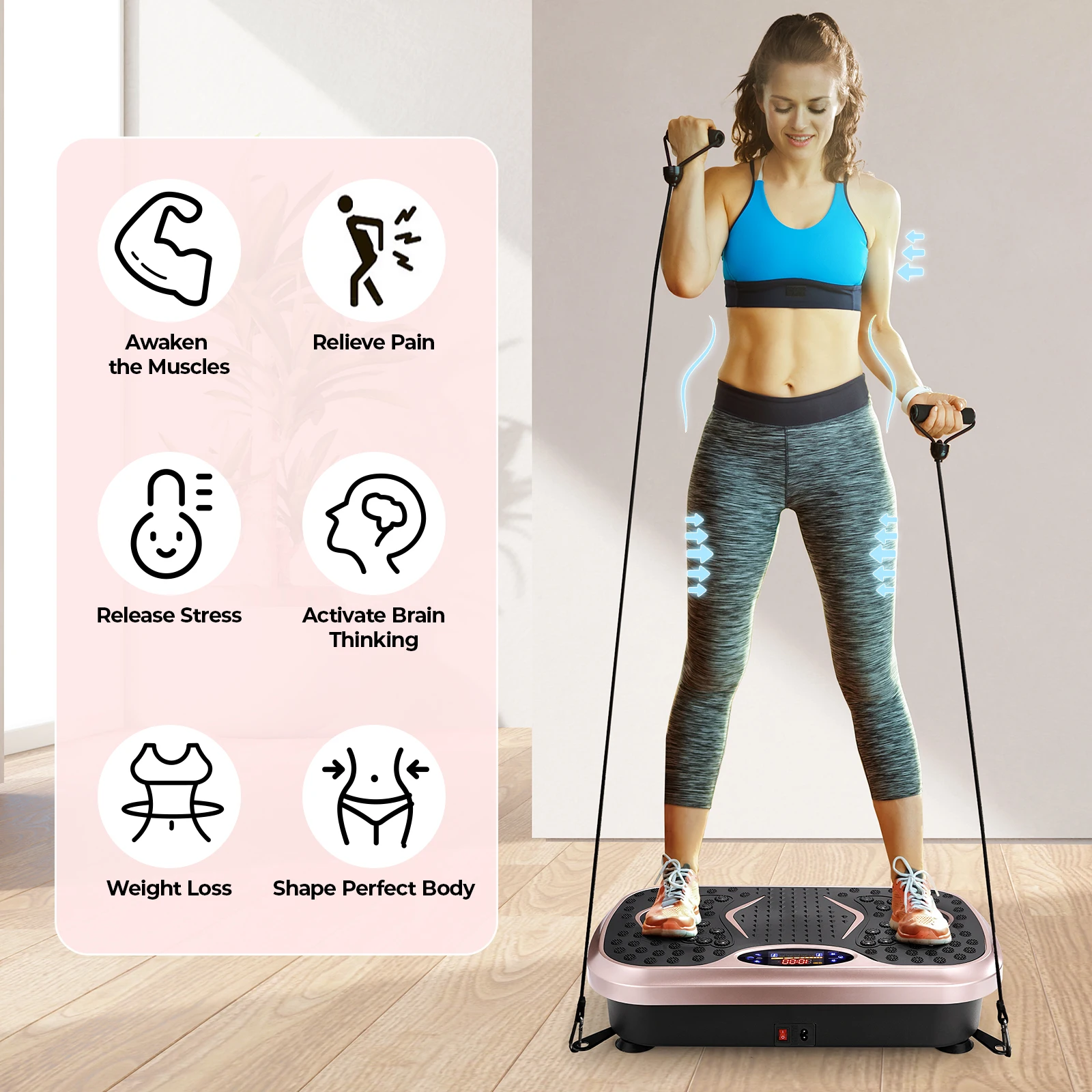 Vibration Plate Upper Body Plate Workout Vibration Plate Exercise