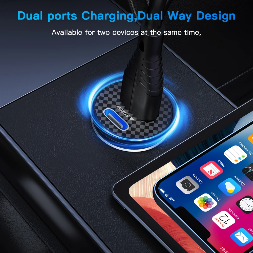 Powstation-̴  PD 20W cŸ + USB  ,  Ʈ QC3.0    LED   