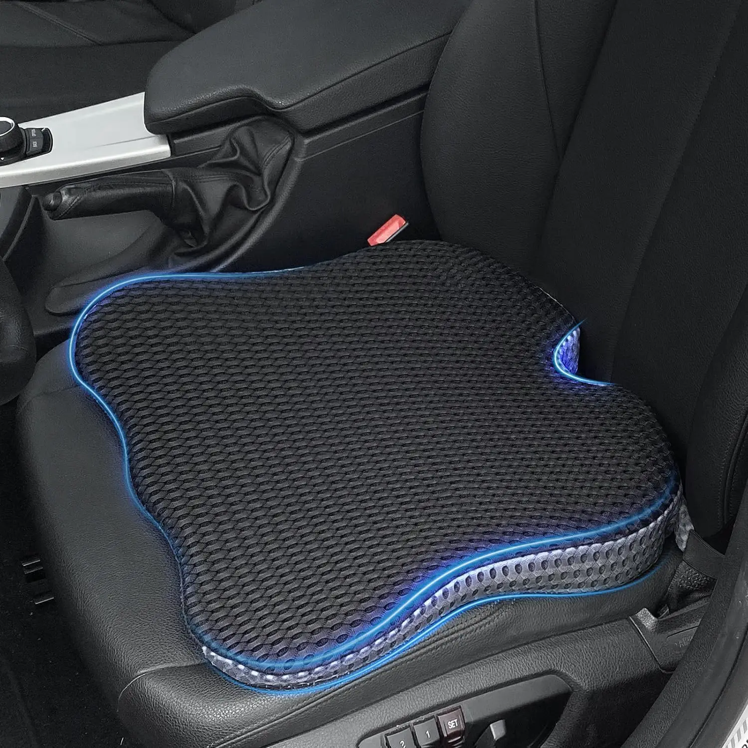 Snapklik.co : Wedge Car Height Booster Seat Cushion - Office Chair Cushion - Eory Foa