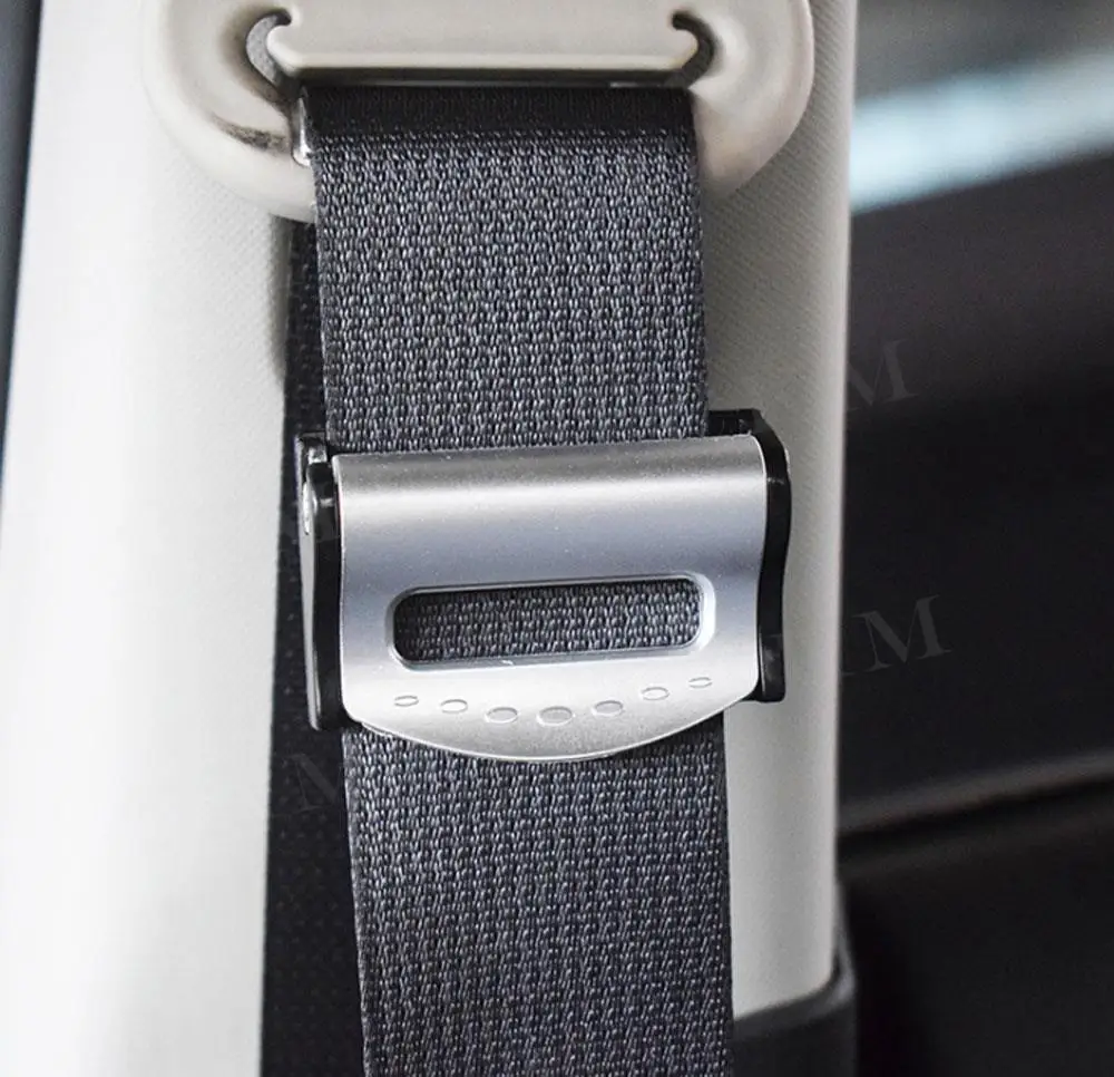 Seat Belt Clip 2PCS Car Safety Seat Belt Buckle Clip Seatbelt Stopper Adjuster To Relax Shoulder Neck
