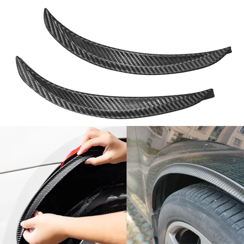 Universal Car Fender Flare Wheel Eyebrow Arch Trim Protector For Bmw