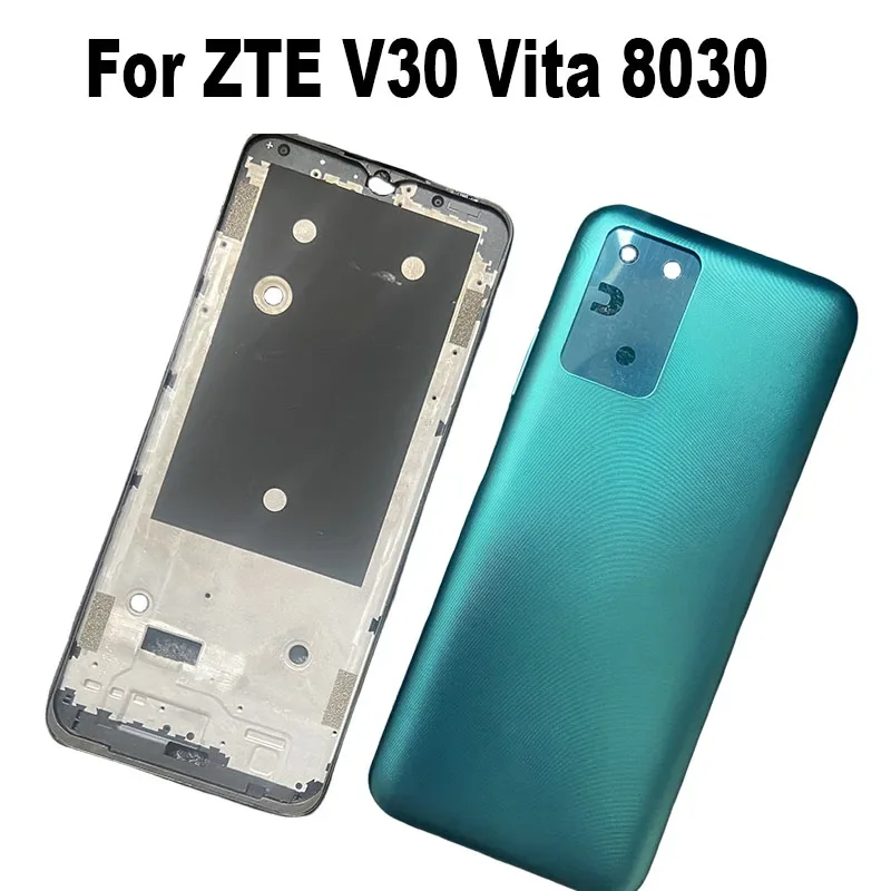 

For ZTE Blade V30 Vita Full Housing Middle Frame Bezel Plate Back Rear Door Battery Cover Housing 8030