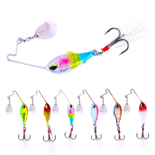 15g/20g Rotating Metal VIB vibration Bait Spinner Spoon Fishing Lures Jigs  Trout Fishing Hard Baits Tackle Pesca - AliExpress