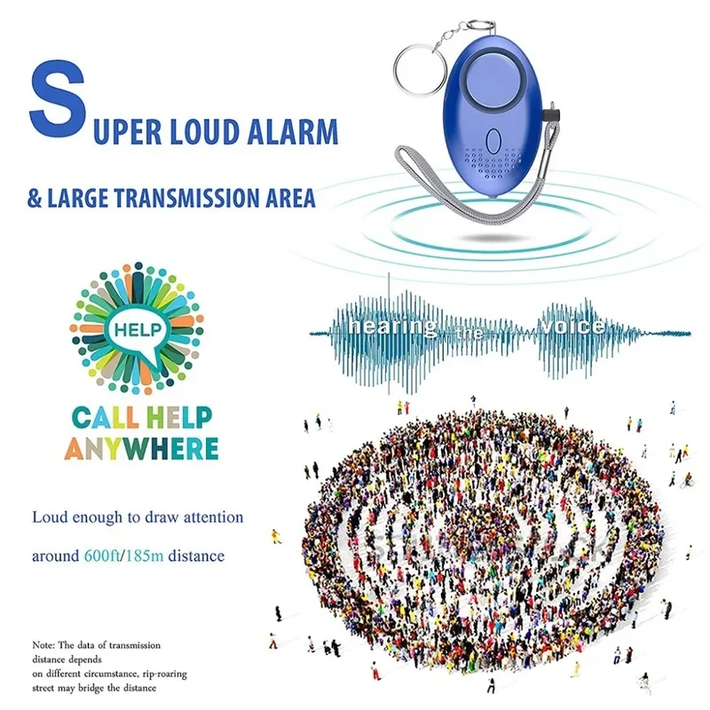 Self Defense Personal Security Alarm Siren - Loud Alert for Safety and Protection