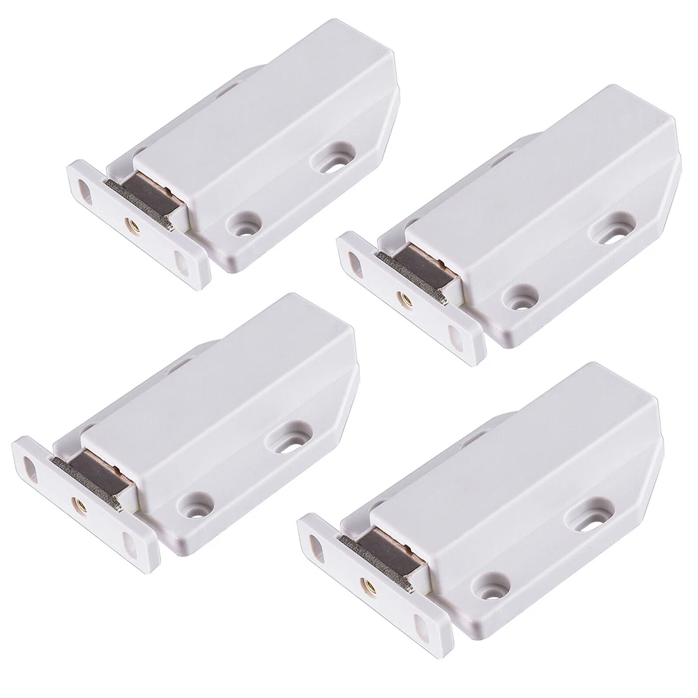 Description Picture 2 of item4Pcs Magnetic Door Catches Kitchen Cupboard Concealed Latch Wardrobe Cabinet Magnetic Suction Rebound Device Furniture Hardware