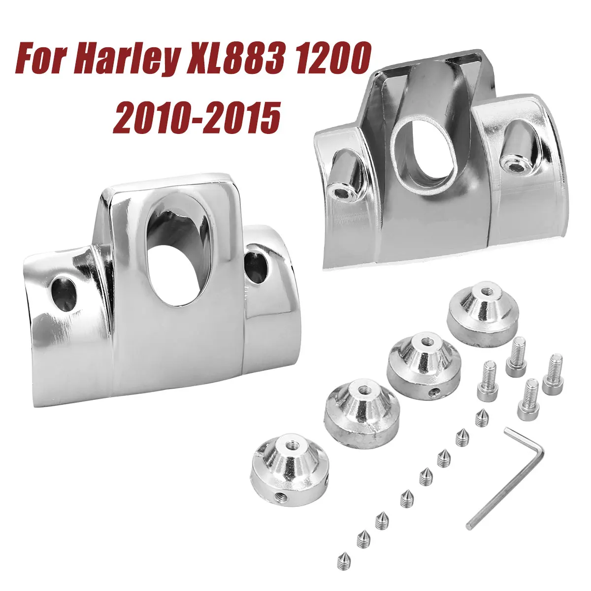 Motorcycle Harddrive Headbolt Cover Spark Plug For Harley XL883 1200 2010-2015