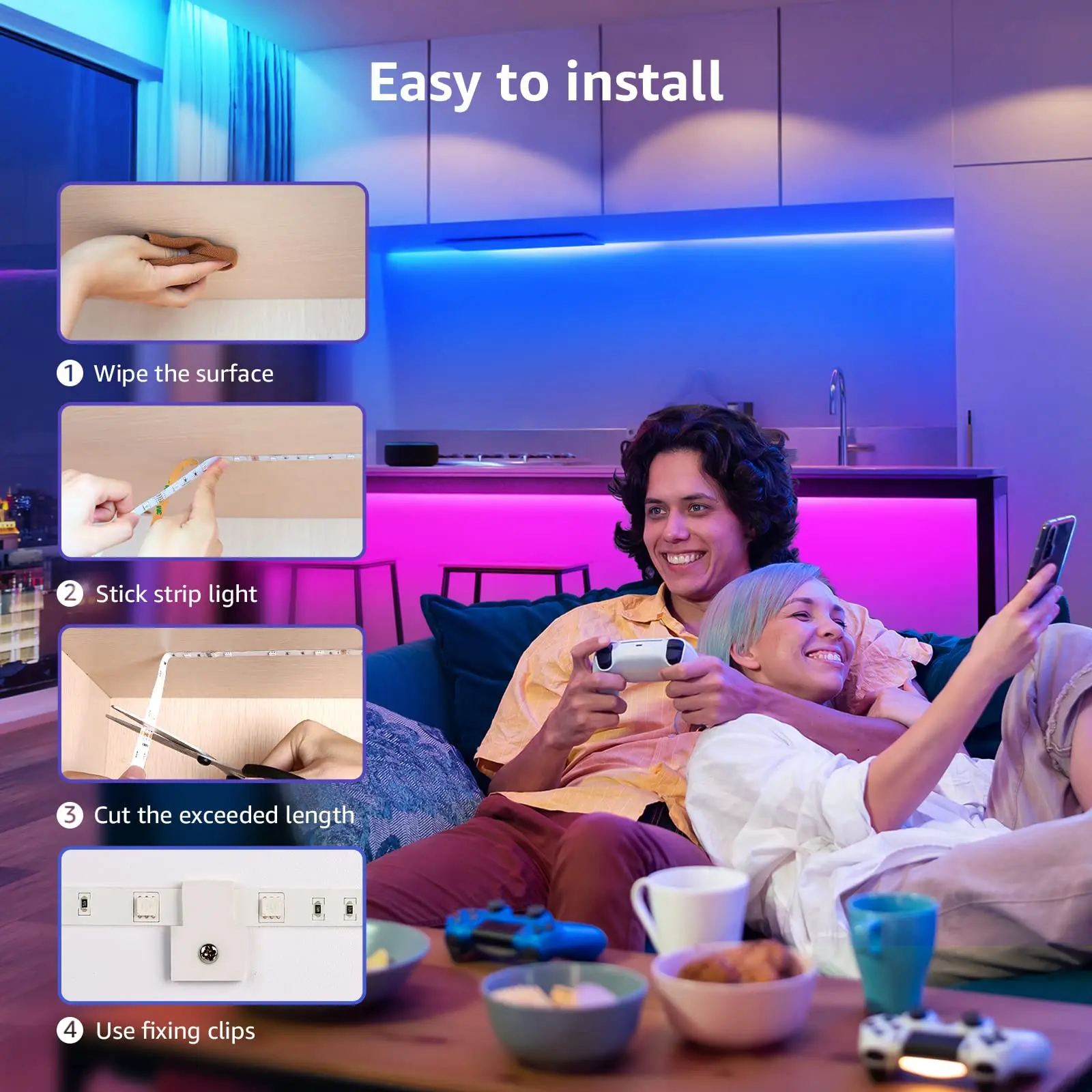 Рисунок 4 - Светодиодная лента RGB SMD5050 для декора помещений