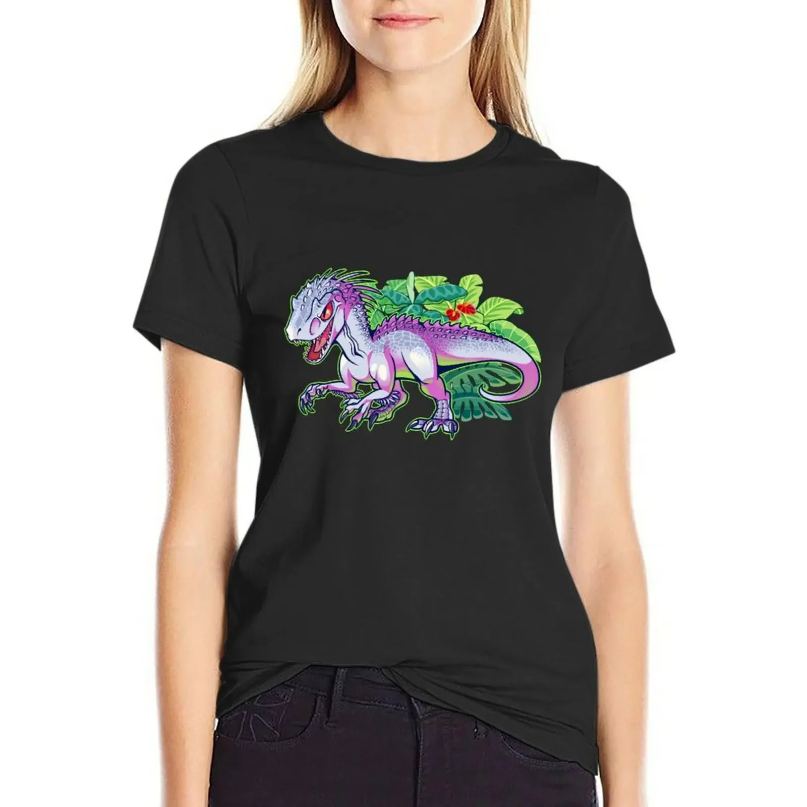 

Indominus Rex T-Shirt lady clothes Female clothing Summer Women's clothing