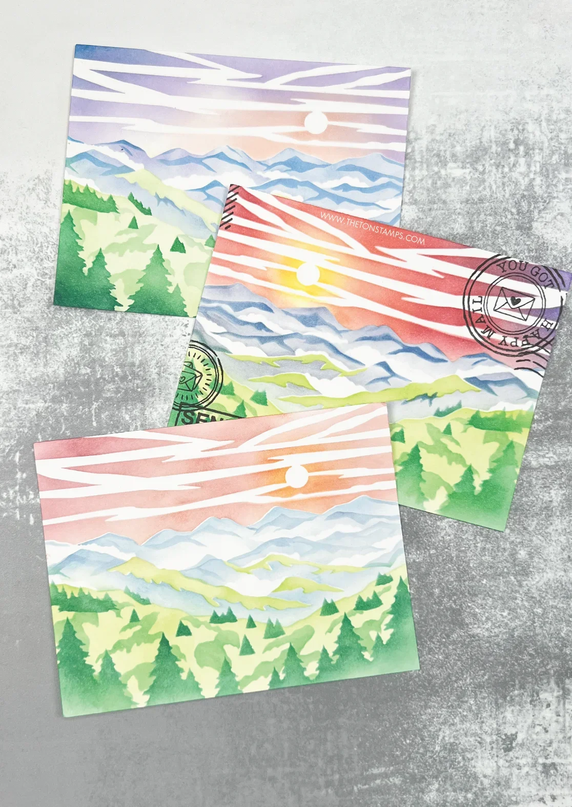 Description Picture 6 of itemMountains Sakura Palm Layering Stencils Metal Cutting Dies For DIY Scrapbook Craft Decoration Embossing Template 2024 Summer