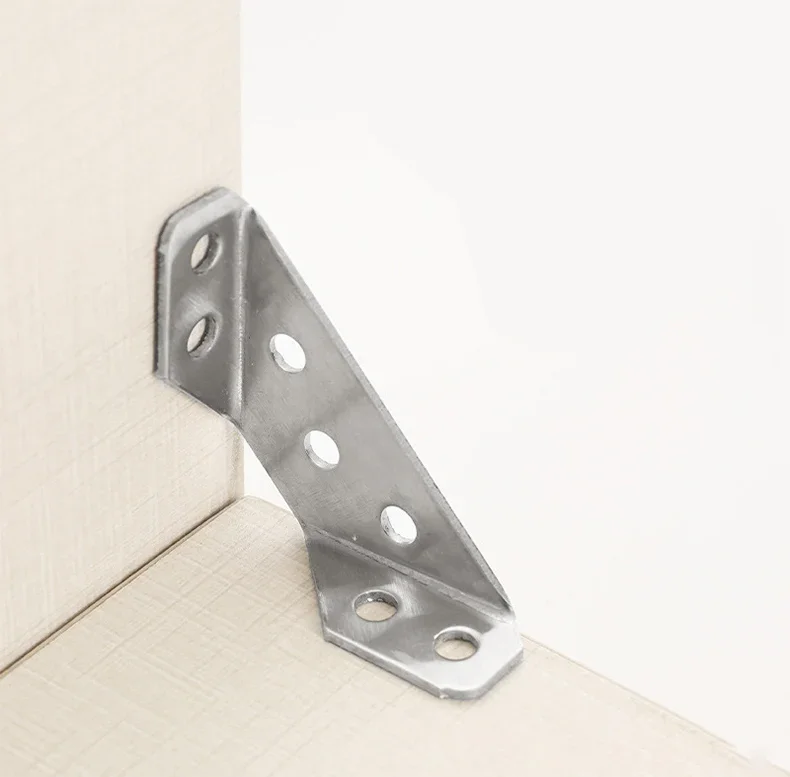 Description Picture 3 of itemStainless Steel Right Angle Brackets - Thickened Corner Connectors with Screws for Layer Boards