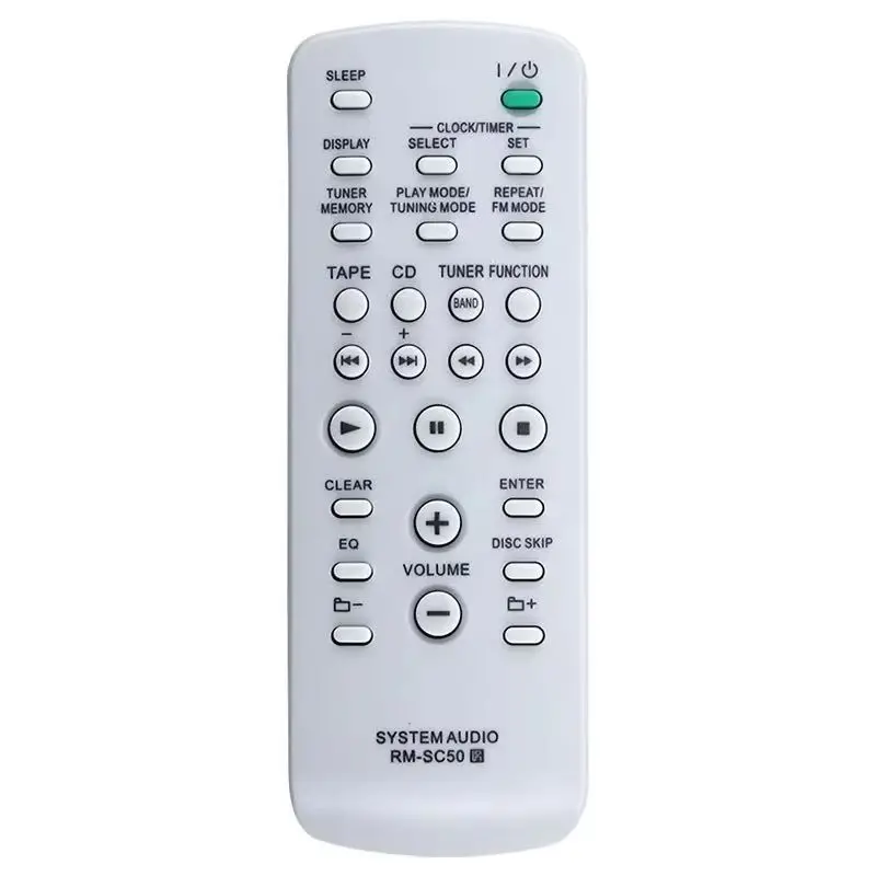 Sony Audio Remote Control Replacement Parts