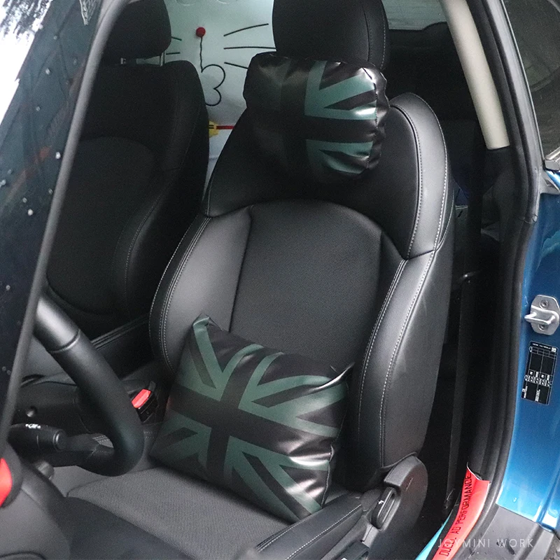 

Подушка на шею и подголовник для автомобиля mini cooper, 1 комплект, F56, R52, R53, R50, F55, F57, F60, R61, R55, R56, автомобильные аксессуары, подушка