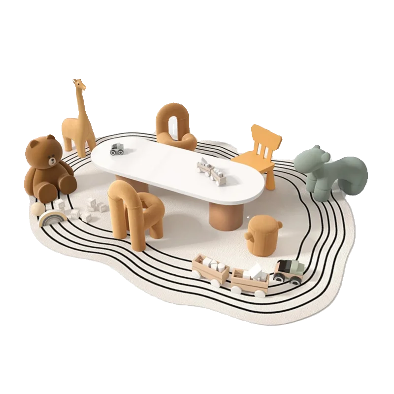 Children Study Desk School Tables Small Set Kids Table Supplies Chair Furniture Children's Table Pour Enfants Classroom Room