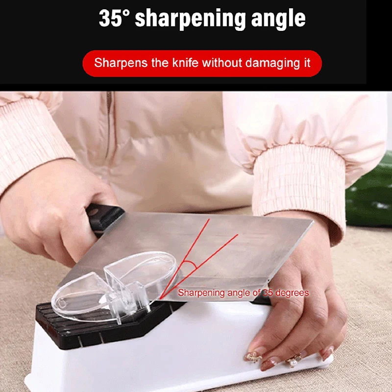 Knife Sharpener Electric Home Quick Sharpening And Polishing USB Type Kitchen Supply