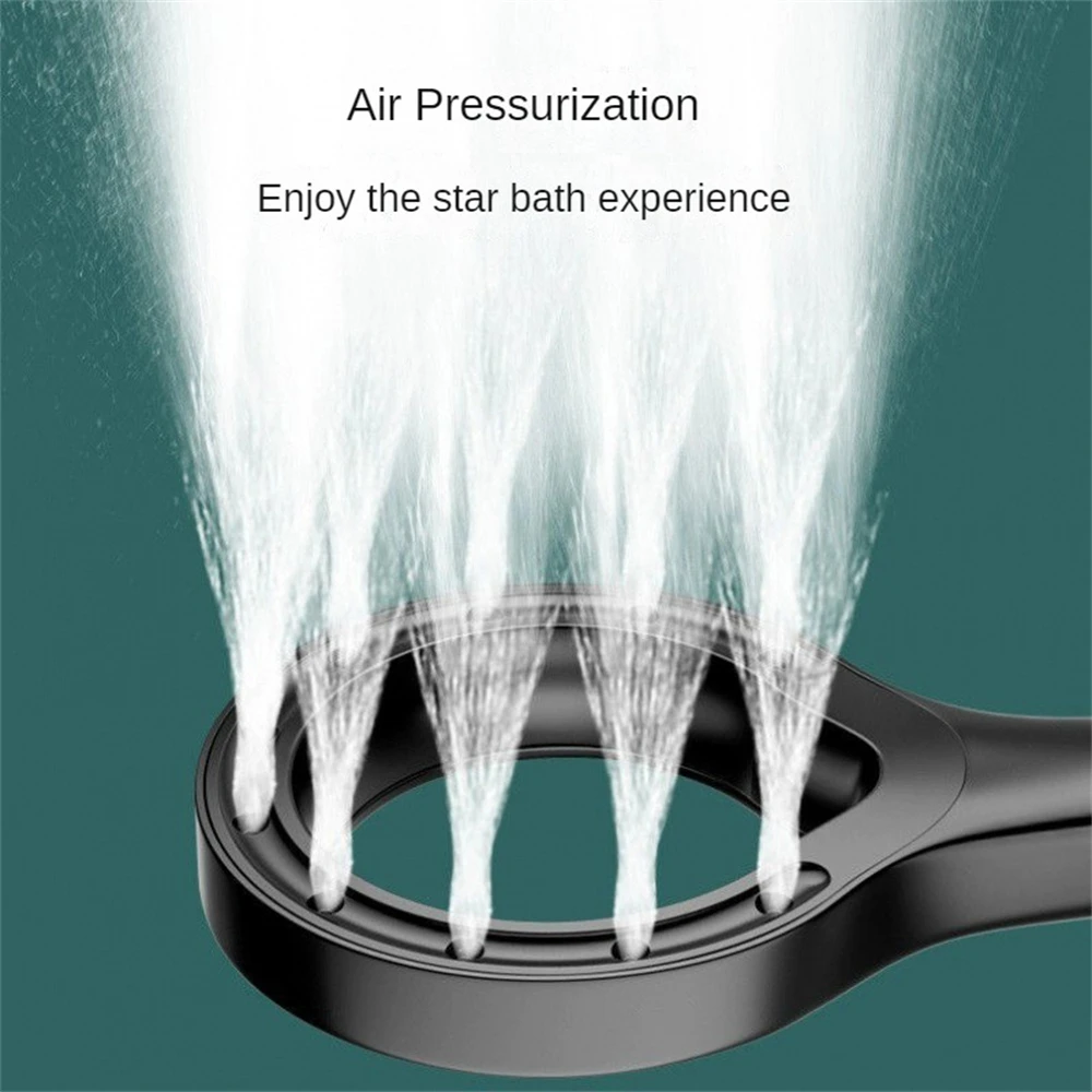 Description Picture 6 of itemHigh Pressure Handheld Shower Head Powerful Shower Spray Sets Home Bathroom Rain Shower Mixer Bathroom Accessories