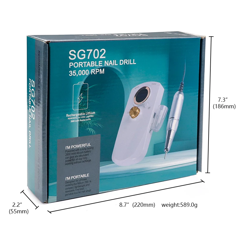 Professional Nail Drill Kit - 35000RPM