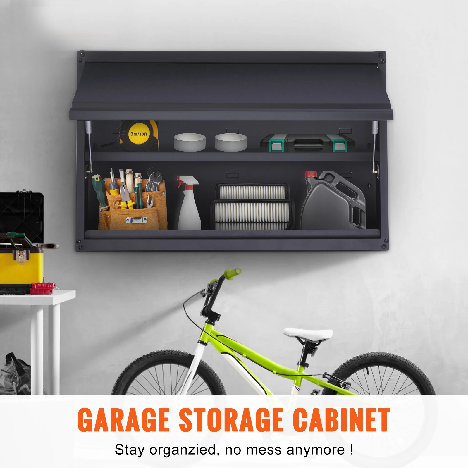 Metal Garage Storage Cabinet with Adjustable Shelves