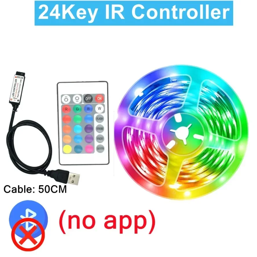 ตัวเลือกสินค้า LED Strip ยืดหยุ่น ควบคุมสีได้ผ่านแอปพลิเคชัน
