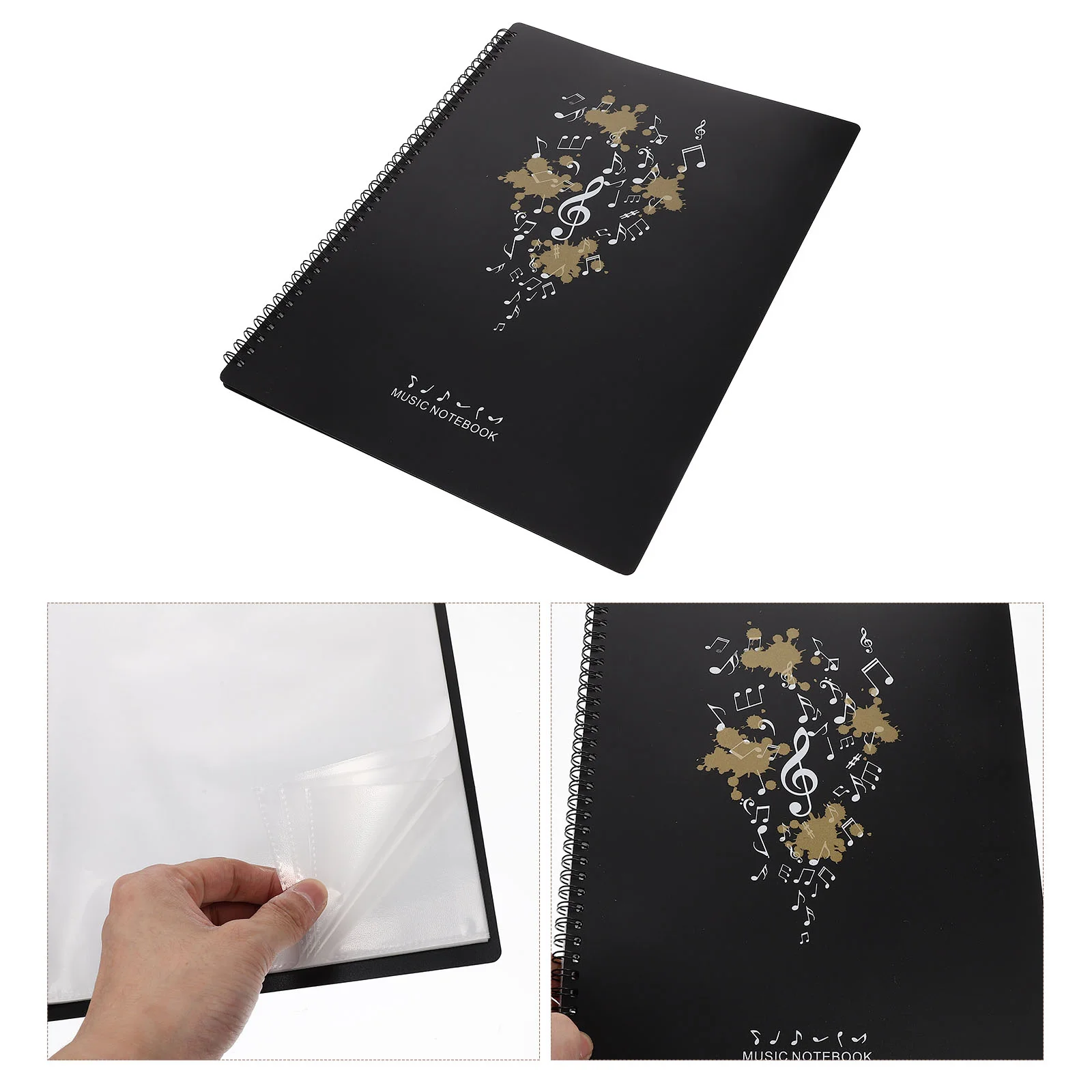 

Music Sheet File Folder A4 Sheet Music Storage Musical Flipping Folder for Teacher Musician