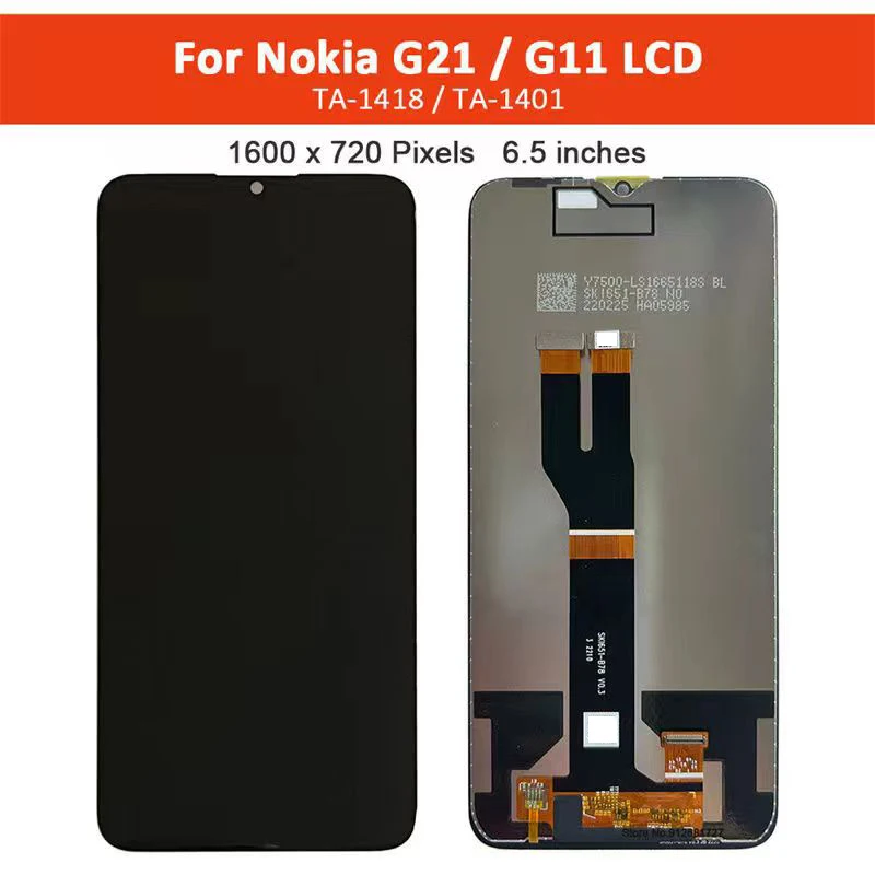 

For Nokia G11 /g21TA-1401 LCD Display Touch Screen Digitizer Assembly Replacement For Nokia G21 TA-1418 TA-1477 TA-1415 LCD