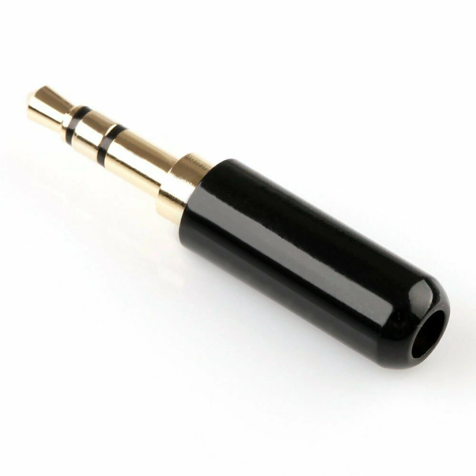 Audio Solder Connector 3Pcs 3.5mm Gold Plated Copper Male Stereo Mini Jack Plug Soldering Headphone