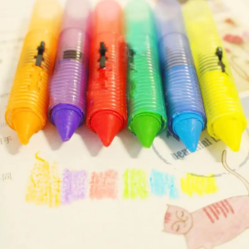 1~10PCS Children's Crayon Suit Non-toxic and Safe Food Color Wax Paintbrush Can Be Wiped   Bath Toys for Kids  Kids Toys 5