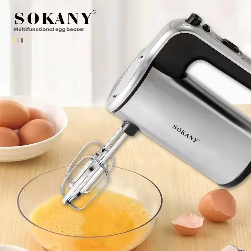 SOKANY6637 Egg Beater Electric Household Mini Cream Baking Mixer Automatic  4