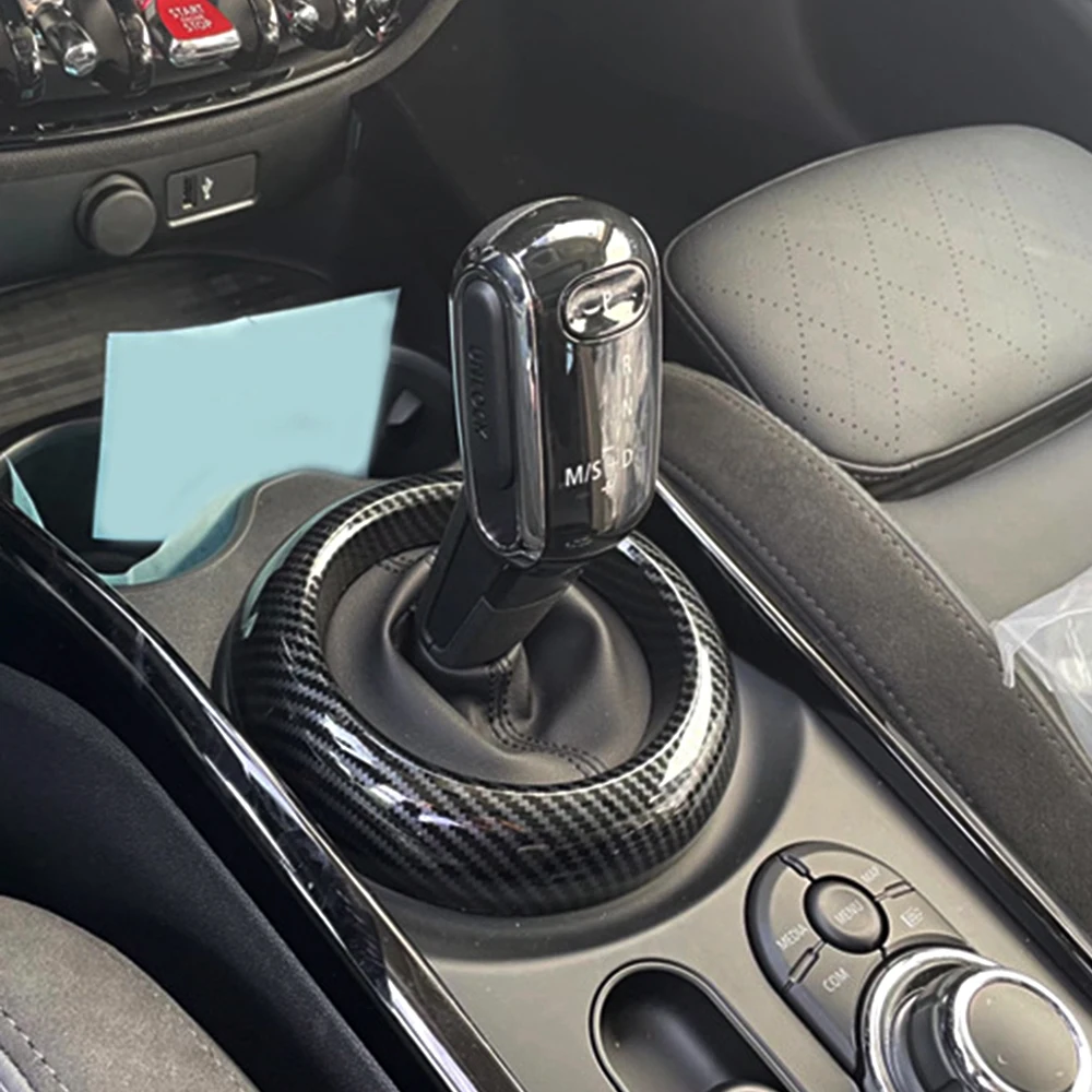 

Панель переключения передач из углеродного волокна, кольцо, Обложка, рамка ABS для BMW Mini Clubman (F54) 2018 2019 2020 2021 2022