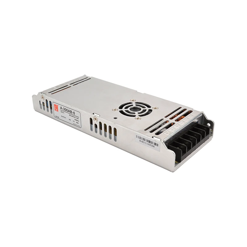 Chuanglian A-300AB-5 / AC 220V 5V 60A 300W 전원 공급 장치 팬 냉각 LED 디스플레이 화면
