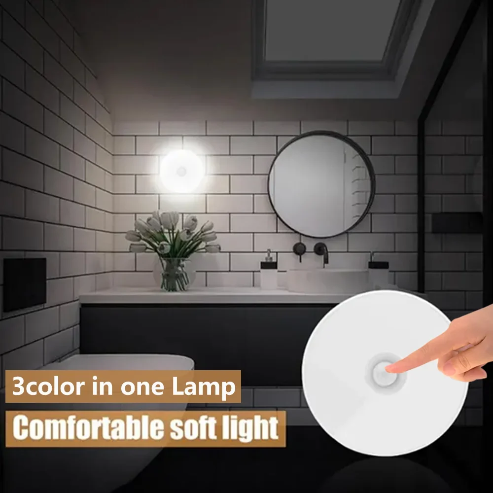 LED Night Light LED Cabinet Light Cabinet Lights LED Cabinet Lights Under Cabinet Light Night Light USB Rechargeable Night Lights Button Switch For Kitchen Cabinet Wardrobe Lamp Staircase Wireless LED Closet Lights
