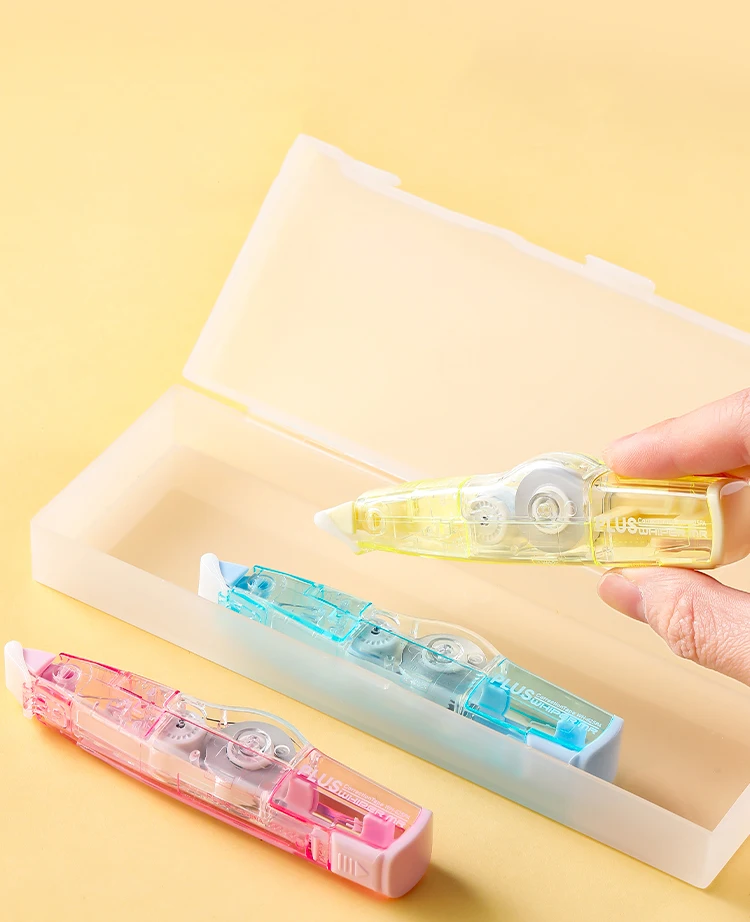 Japan PLUS Transparent Color Correction Belt Large Capacity Replaceable Core Student Supplies
