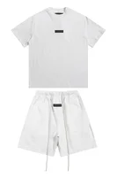 Ensemble T-shirt et short tendance pour homme et femme, collection The Garden, nouvelle coloration, t-shirts unis, shorts à cordon, ensembles d'été 3