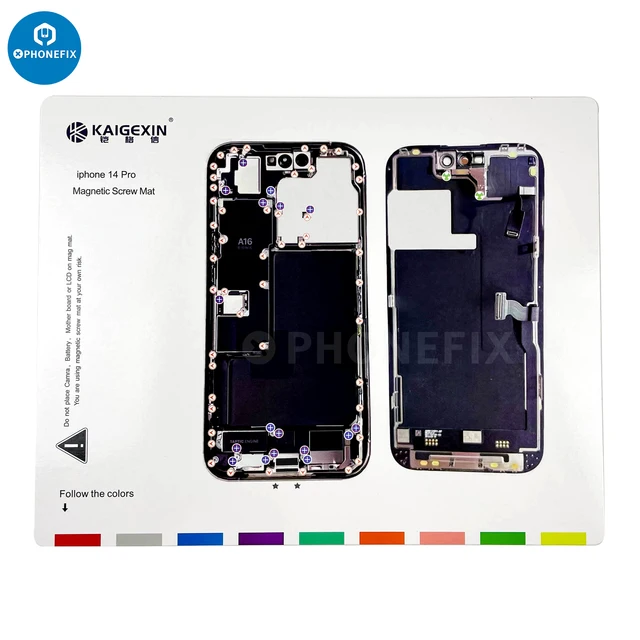 IPhone,分解,修理技術者のためのプロの磁気ネジマット,15, 14, 13, 12 