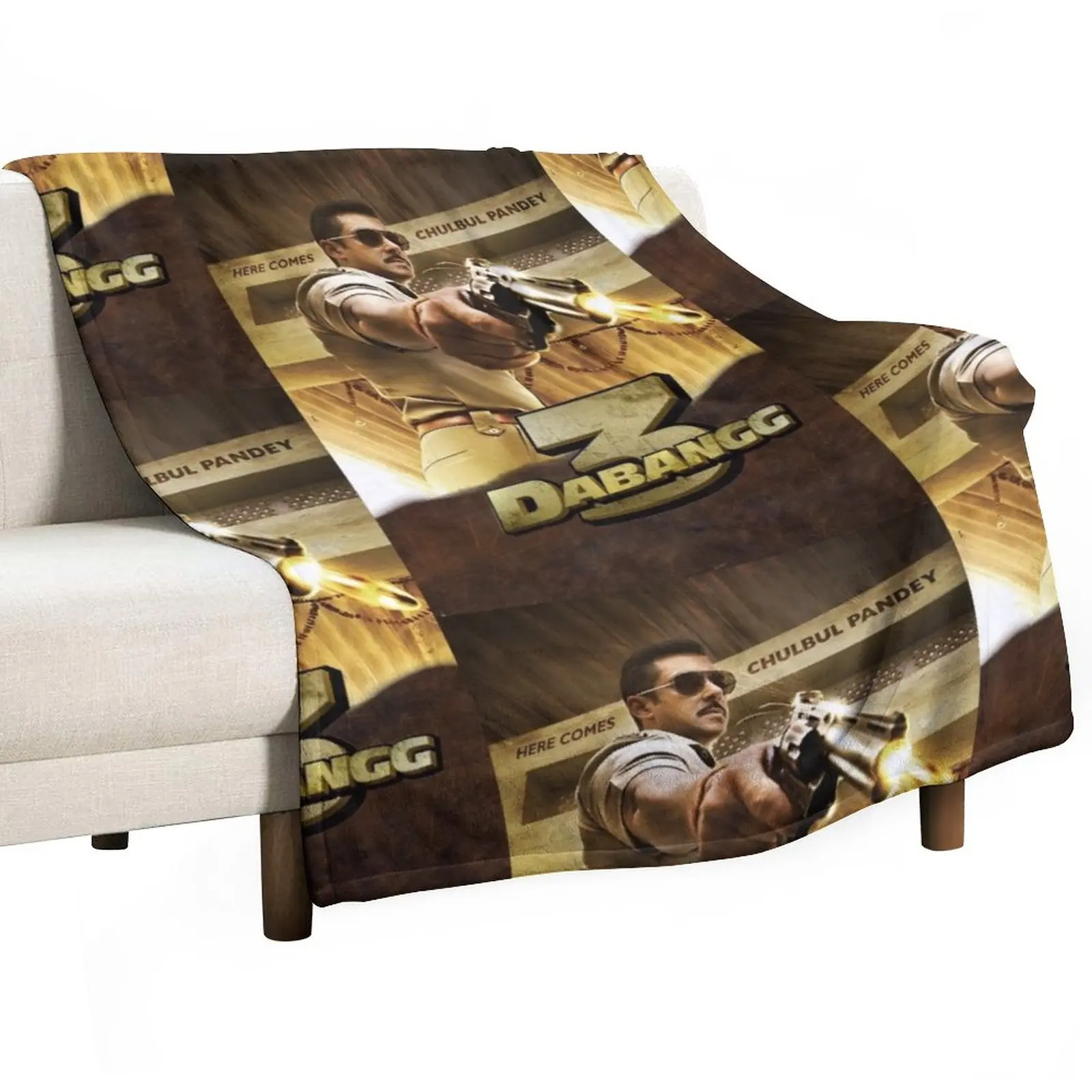 

New Dabangg 3 Throw Blanket Flannels Blanket Blankets For Sofas