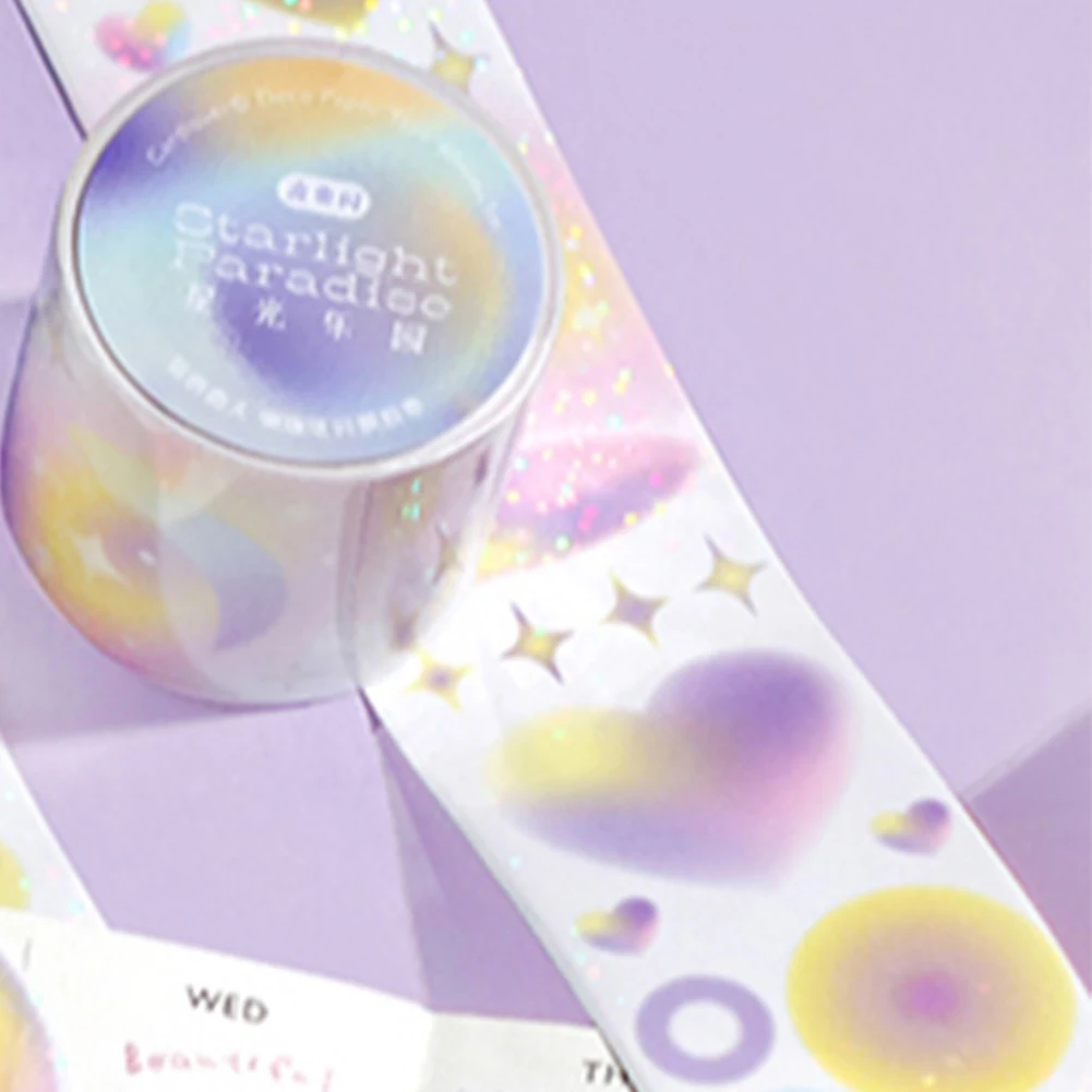 플래너 스크랩북용 호일 와시 마스킹 테이프, 나비 시리즈 장식 종이 테이프, 40mm 와이드 와시 테이프 저널 용품