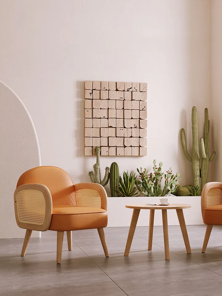 Rattan Naturale Cavallo A Dondolo Artigianale Sedie Per Divano Per