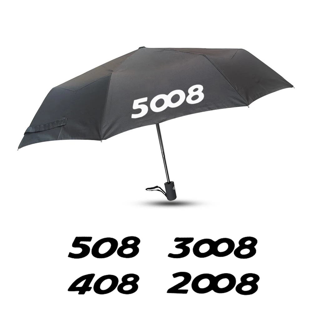 For Peugeot 408 508 607 807 1007 2008 3008 4007 4008 5008 GT LON RIFTER Fully Automatic Folding Car Umbrella Accessories