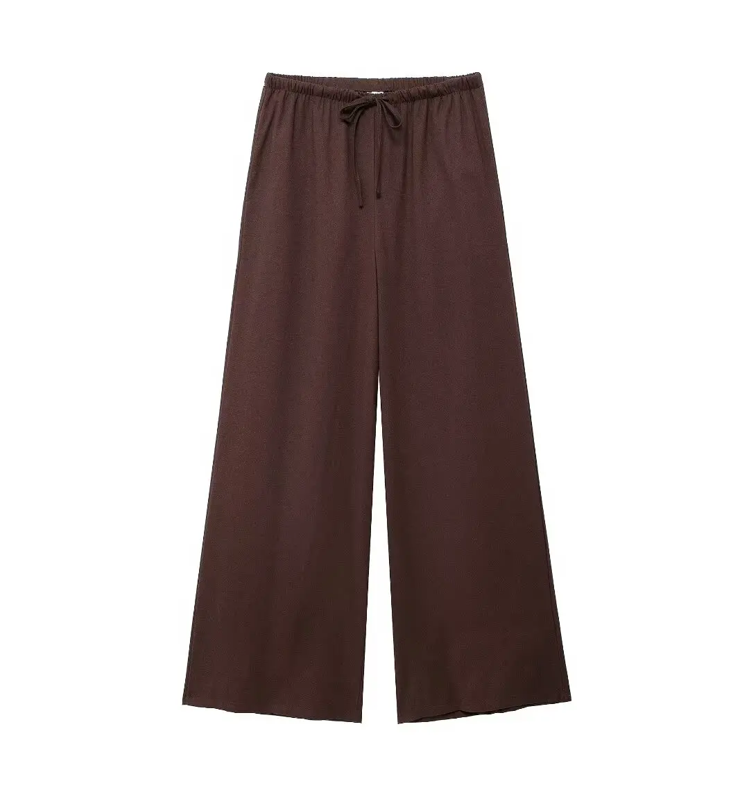 thumbnail image 1 of HH TRAF Trajes de primavera para mujer Nuevo cárdigan de cuello en V de lino de manga larga Blazer Top + Cintura elástica con cordones Pantalón de pierna ancha dividido para mujer, 1 of 5