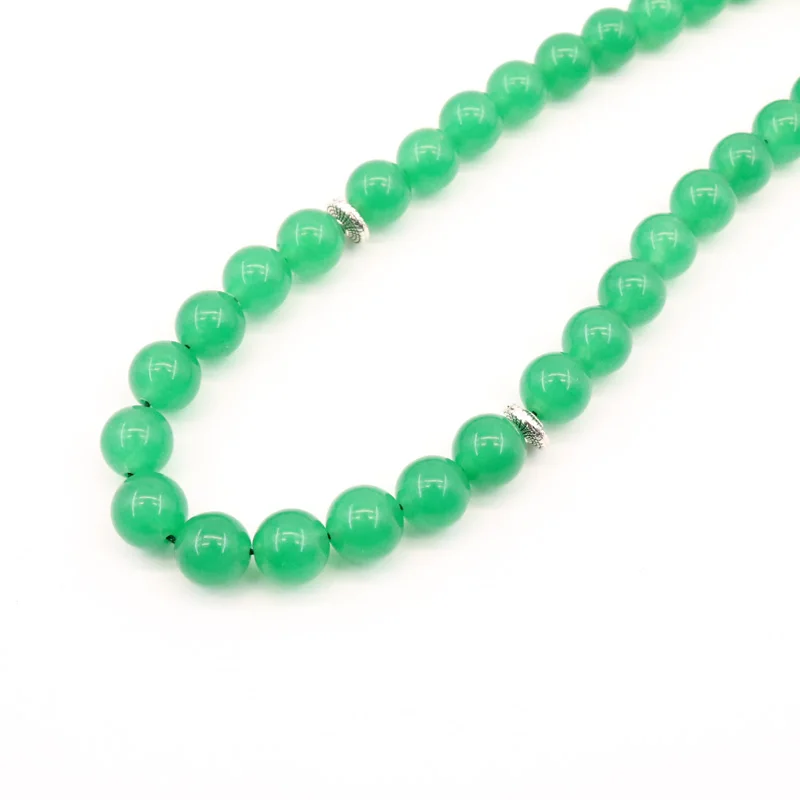 Original green stone Tasbih 33 66 99 beads new rosary muslim misbaha rosary bracelet beautifully wrapped