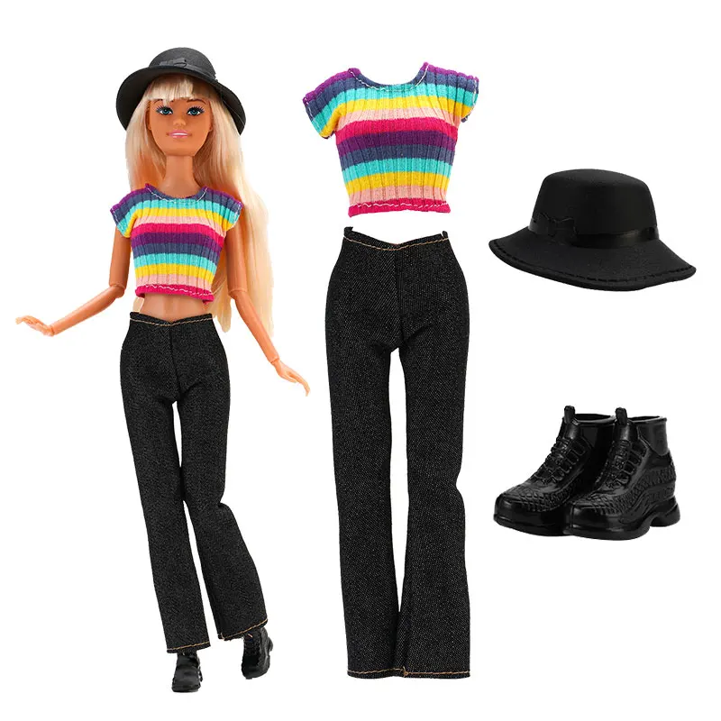 Stylish Mini Doll Suitcase with Trendy Outfits - Perfect Toy Gift