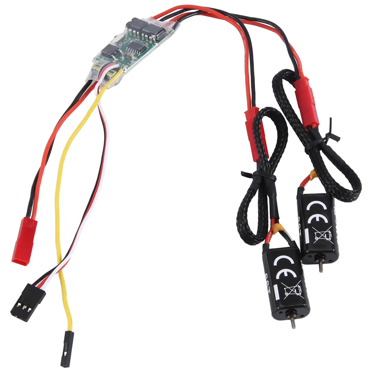 

Двухсторонний матовый Esc 2S-3S Lipo 5A Esc с 2 щеточками 050 66T для радиоуправляемой модели, 1 шт.