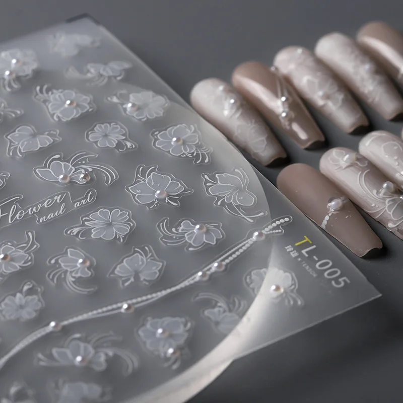 

[Meow.Sensei] Three-Dimensional Nail Sticker Relief Adhesive Nail Sticker Exquisite Series TL-005