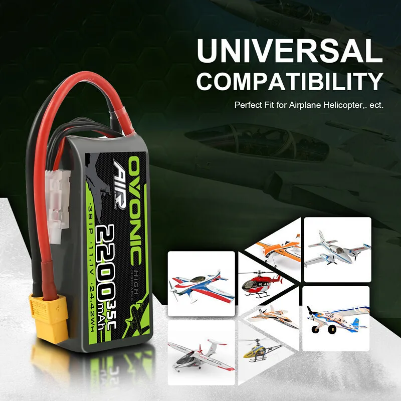 2200mAh 35C 11.1V Lipo Battery With XT60 Plug For RC Helicopter Quadcopter FPV Racing Drone Parts,rc drone battery