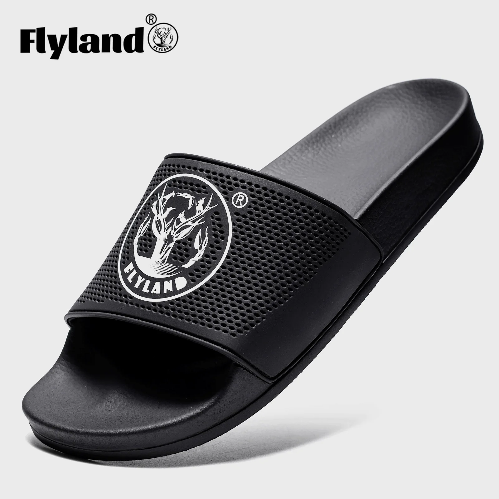 

Шлепанцы Flyland мужские для дома, Нескользящие, быстросохнущие сандалии, для ванной комнаты, улицы
